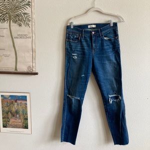 Ripped Madewell Skinny Jeans